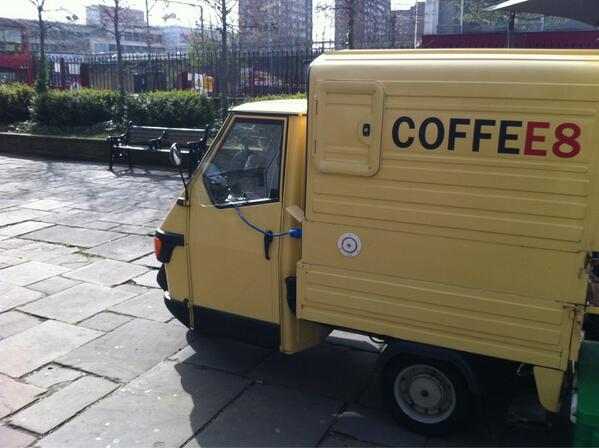 somebuster's tweet photo. Fantastic coffee as ever at coffee8 hackney central. http://t.co/oPwUFBF6iU