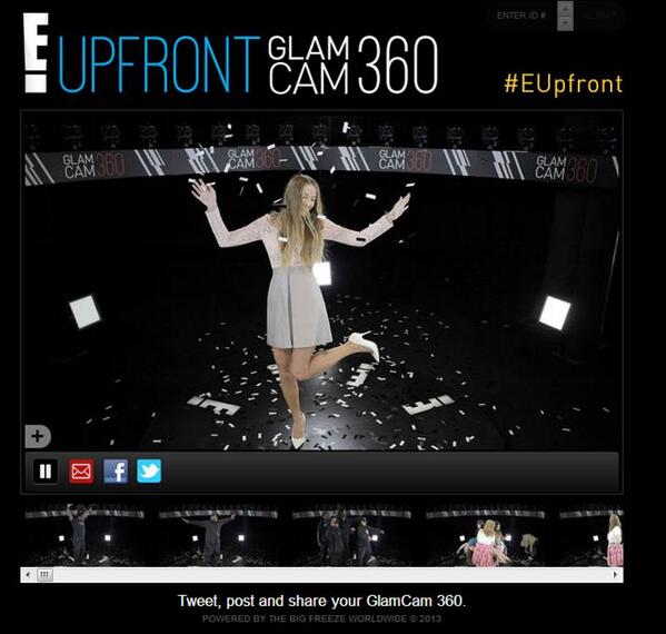 NextModels's tweet photo. #Instaglam @harleyvnewton in @eonline's 360 Glam Cam! She looks fabulous!
#Eupfront http://t.co/UqC7lw6Tyo