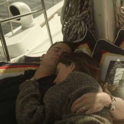 Did you notice? The brief flashbacks are the only place you'll see any vibrant colors in #SideEffects