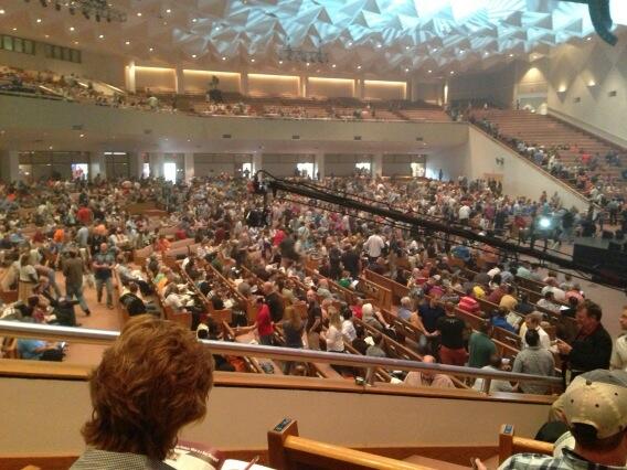 StoryGS's tweet image. Main session about to start.... Room is buzzing! #exponential13