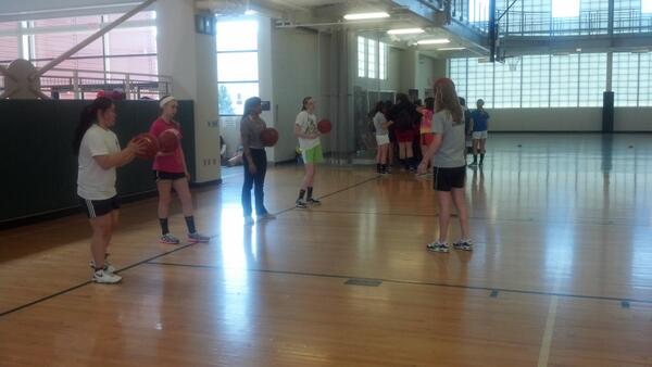 Love to see our girls out and active w/ women in sports day!