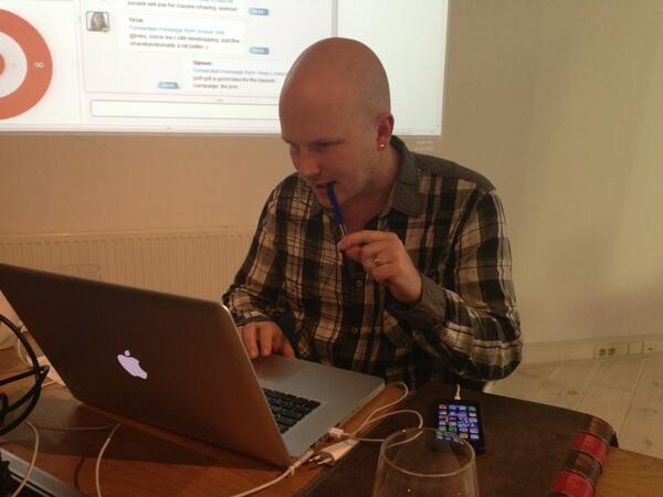 bastardsuiker's tweet image. @lassi busy moderating #contentaccelerator