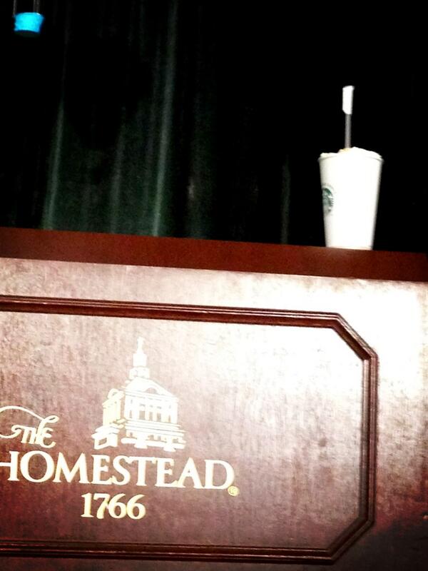 Support for teammates...an example. Delivering a beverage, mid-presentation. Nice work, guys. <a href="/octanner/">O.C. Tanner</a> #VASHRM13