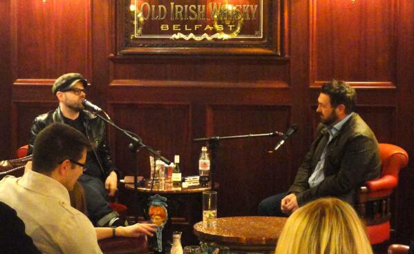 alaninbelfast's tweet image. .@williamcrawley interviewing @jaybakker in @darkhorsebfast, part of @peterrollins' #iog13 Idolatry of God conference