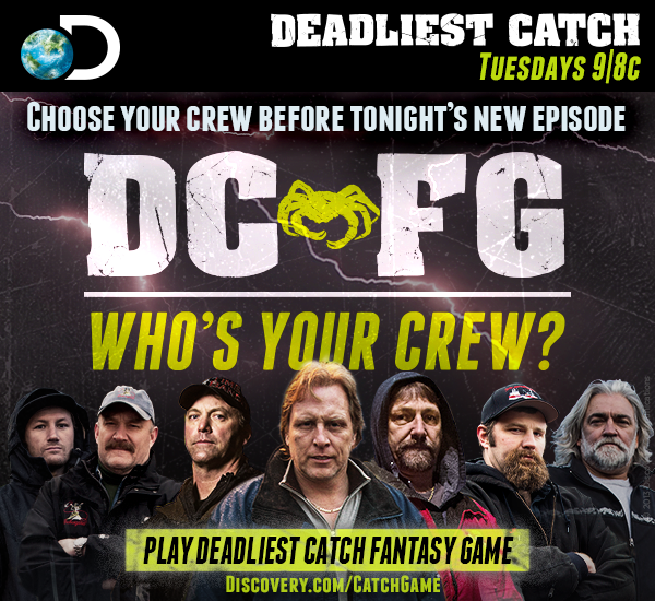 DeadliestCatch's tweet image. There&apos;s still time to choose your crew for the chance to win weekly prizes in the #CatchGame Discovery.com/CatchGame