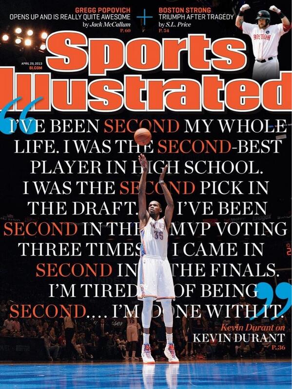QMOB_'s tweet image. Realest #SICover ever. My boy KD.