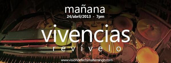 visiondfechimal's tweet image. No te pierdas #Vivencias2013 en Visión de Fe. Habrá transmisión en vivo desde las 19:00 por goo.gl/9hko1 /