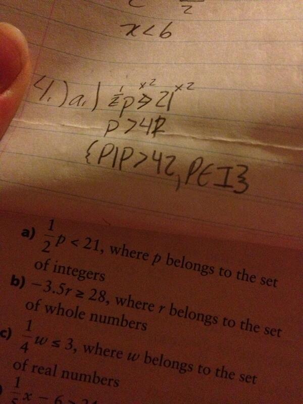 makayladgrover's tweet image. @MrHarrisonClass is this the right way of doing number 4? #justchecking #math9