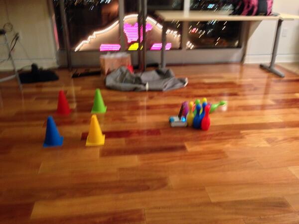 @Romotive More importantly, how many pins did he knock over?