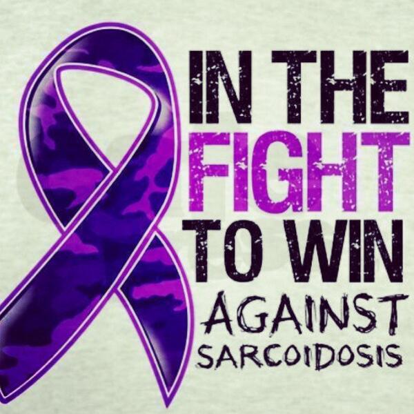 #fucksarcoidosis paint your middle finger purple for Me and others without a cure #nationalsarcoidosisawarenessmonth