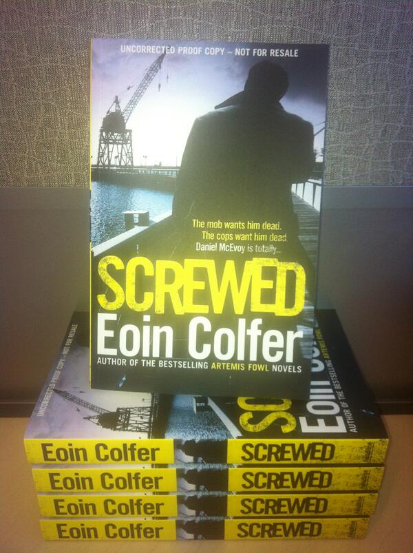 HachetteAus's tweet photo. #RT &amp; follow to #WIN 1 of 5 exclusive #proof copies of @eoincolfer's #SCREWED! Winners drawn Wed 1/5 (AU/NZ only) http://t.co/SSwNgVk0ln