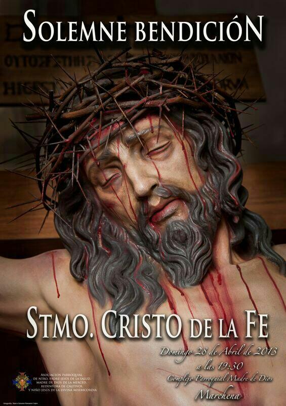 aestaesmarchena's tweet photo. El Domingo a las 19:30 bendición del Cristo de la Fe.Es una Obra del Marchenero @EscultorMarcoA para  @MercedMarchena http://t.co/UI9cP7vNjL
