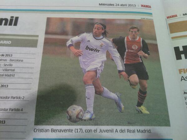 alejandroci1986's tweet image. Antonio Rodríguez Frías, jugador del Juvenil A de @UnionAdarve en #Marca hoy, página 32. #UniónAdarve .