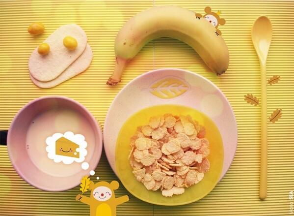 Buna dimineata! Nu sarii micul dejun si nu uita sa gasesti zilnic un motiv de zambete si veselie!