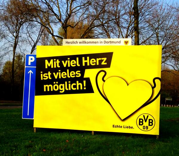 BVB's tweet image. So sieht's aus! Noch knapp 10 Stunden...// That's the spirit! About 10 hours to go...#bvbrmd #echteliebe