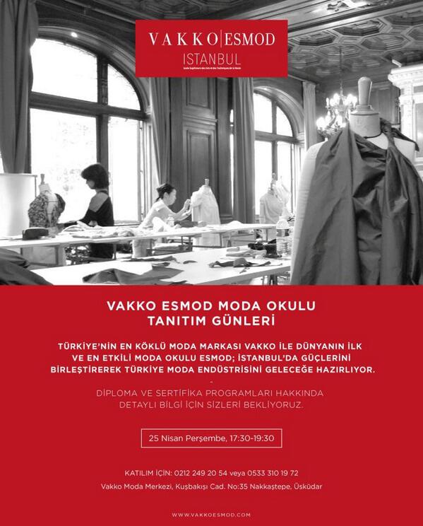 Vakko Esmod Moda Okulu Tanıtım Günleri