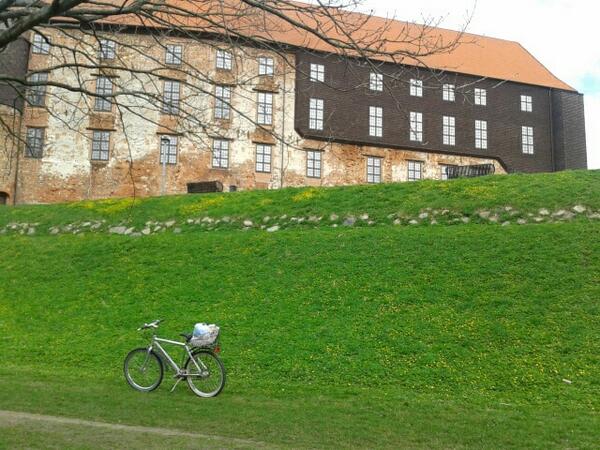 My bike got a perfect background! :)
