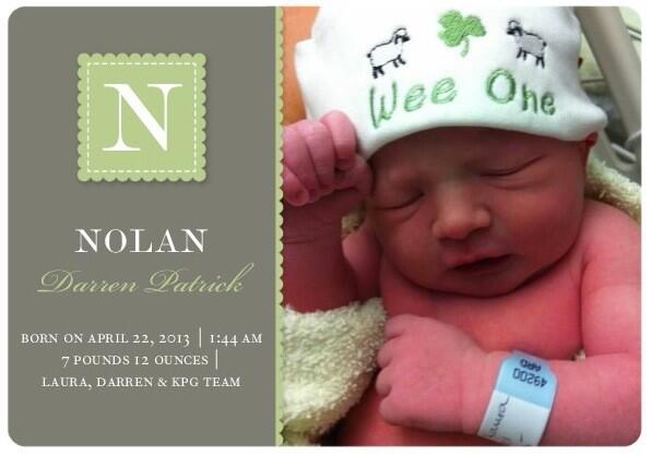 kidsphysio's tweet photo. It's a BOY! @kidsphysio is proud to introduce our newest &amp; smallest team member! Baby Nolan Patrick #proudmom #love http://t.co/ibaX1Y5VMB