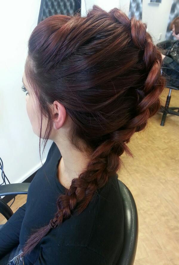 JosHairdressing's tweet image. #mohawkbraid #braid #plait #hair