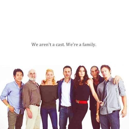 TWDFanTWD's tweet photo. @RobertKirkman We aren't a fan base. We're a family. #TWDFamily http://t.co/4M6O2GydZc