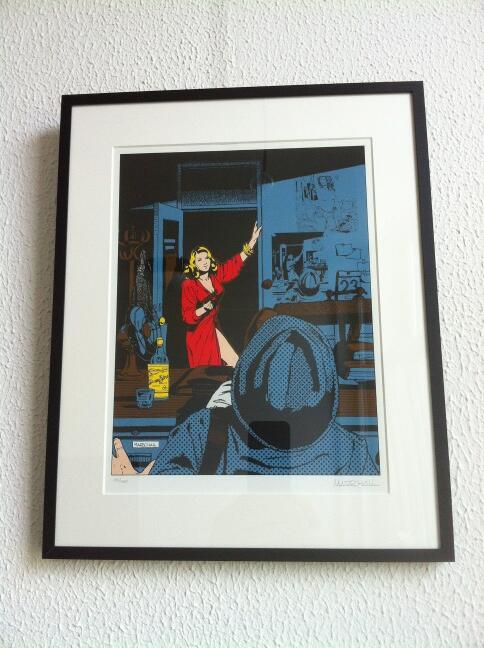 erichamaker's tweet image. Picked up the ex-libris I had framed today: 1