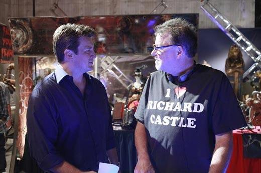 Violeta_9312's tweet photo. #NathanFillion & #JonathanFrakes "The Final Frontier" #Castle #Nebula9 http://t.co/7QnNt9cchZ