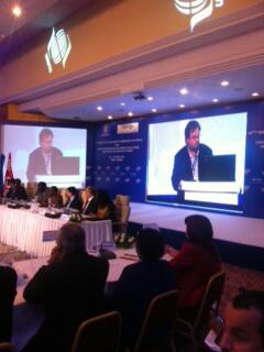 Commission for Africa: Dimitrios Buhalis explains the AM activities during the General Assembly