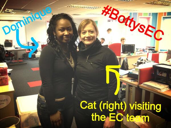 catmarshallco's tweet image. #BottysEC fab #entrepreneur support. Even welcome surprise guests in to office!! Thanks @nigelbotterill