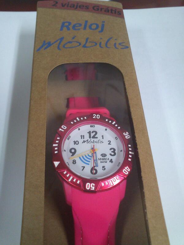 Reloj MAREA Móbilis, bonobus incorporado, sumergible y disponible en varios colores.