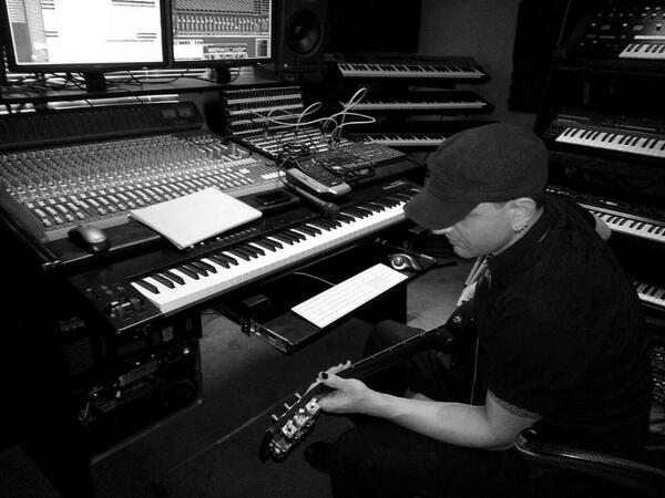 KDC's Greg Ripes hard at work on the new album.
