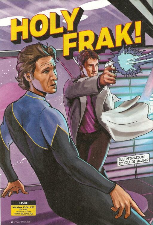 Violeta_9312's tweet photo. "The Final Frontier" in the cover of #TVGuide. Cool too! #Castle #Nebula9 http://t.co/3zVGYuGG82