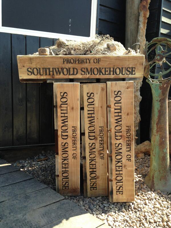 Gorgeous fish crates made by the team down here in <a href="/Southwold/">mary greenham</a>. Made to order!