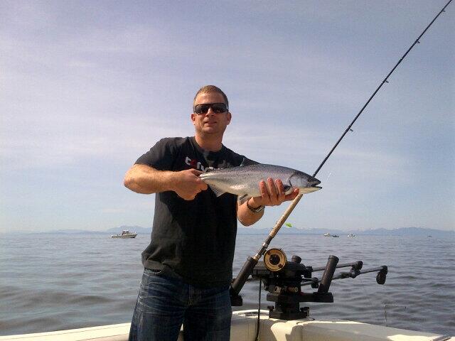 Undersized Spring Salmon - South end of Bowen Island