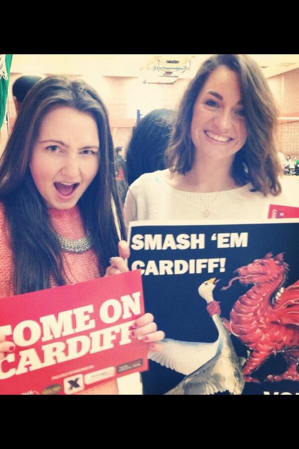 Always cheering for the best side #cardiffoutbeatswansea #varsity