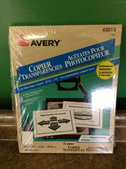Hey <a href="/ArtSchoolofPtbo/">Art School of Ptbo</a> we have copier transparencies (100) for only $1 any use for these?