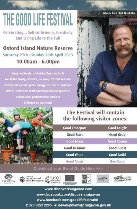 Enjoy The Good Life Festival, Sat &amp; Sun at Oxford Island