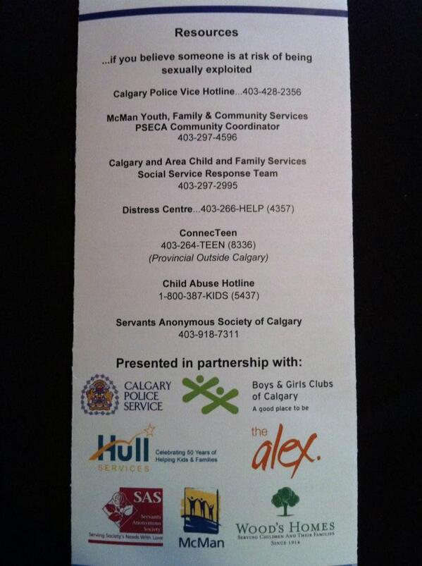 McManCalgary's tweet photo. Event for #sexualexploitation week is under way!  @CalgaryPolice @bgcc1939 @hullcalgary @ServantsAnon @Woods_Homes http://t.co/SrF3X6aUdJ
