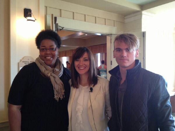 This AM I had the honor to meet &amp; open up in song for int'l speaker &amp; author Hilary Corna at Barton Creek Resort! ♥
