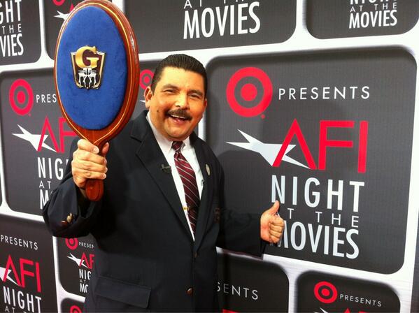 AmericanFilm's tweet photo. .@Target Presents #AFINight at the Movies just got even more awesome thanks to @JimmyKimmelLive! #Magnumscene http://t.co/NVZCndE6T6