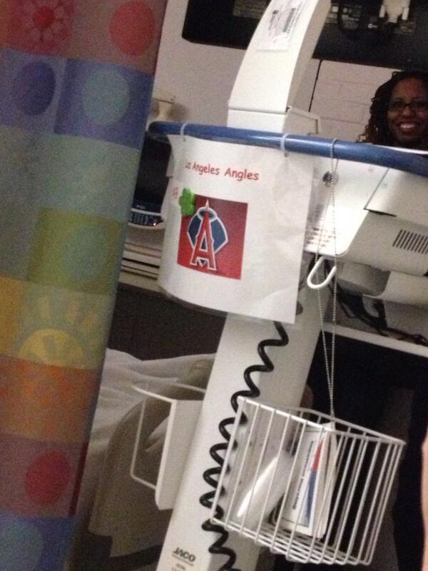 The things you see here..good try nurse, but it's Los Angeles Angels not Angles...