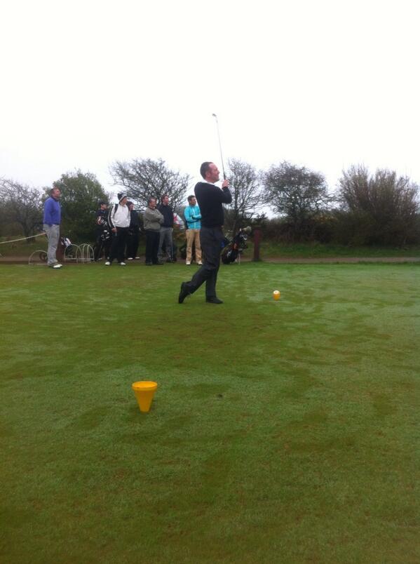 4BallForAll's tweet image. @PrintCPS sponsor tees off. #4ballforall