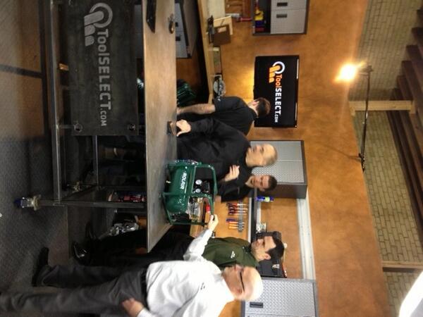 We spent all day yesterday shooting video for <a href="/ToolSelectMedia/">ToolSelect.com</a>.