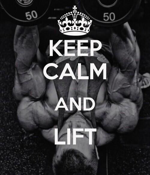 IntenseGymWear's tweet photo. Keep Calm And Lift!!!
#onlywaytotrain http://t.co/2zzaTslCfI