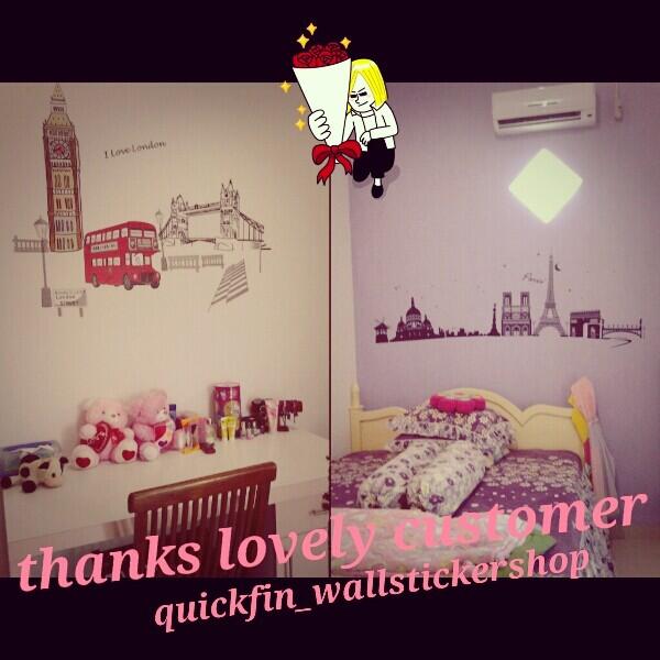 wallsticker_qf's tweet image. #wallsticker testimonial #stickerwall