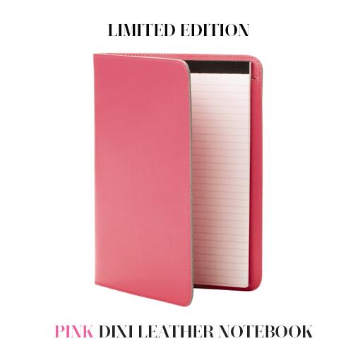 ORDNING_REDA's tweet photo. Just in time for Mother's Day! Limited Edition Pink Dixi Leather Notebook, shop--http://t.co/XQAyhUE4th http://t.co/liFQ4dYUxe