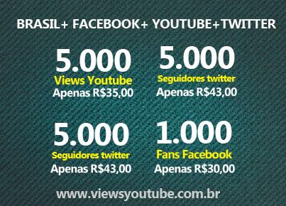 ViewsYoutube44's tweet photo. http://t.co/4gjBRNWKMI
NOVOS LANÇAMETOS YOUTUBE FACEBOOK TWITTER INSTAGRAN http://t.co/aMMnYg19JB