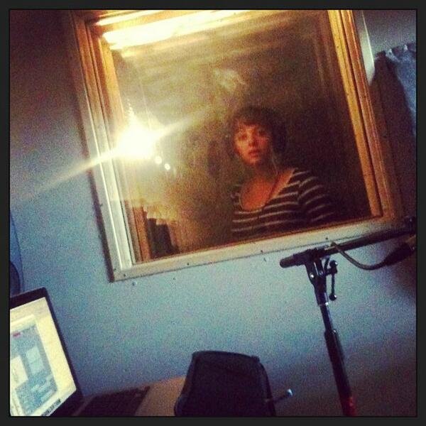 Today, recording vocals at #KDX Studio, Nantes.
