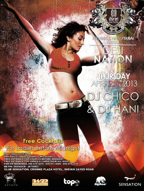 Tonight Featuring @Djchicoindia &amp;@DJ_HANI_DUBAI at #DesiNation@CLUB_SENSATION <a href="/CrownePlazaDXB/">Crowne Plaza® Dubai</a> !