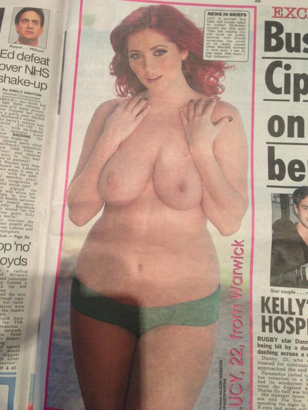 LLKevJay's tweet image. Throwing it out there.....that curvy ginger lump on page 3 gives me the popcorn!
#RedRascal