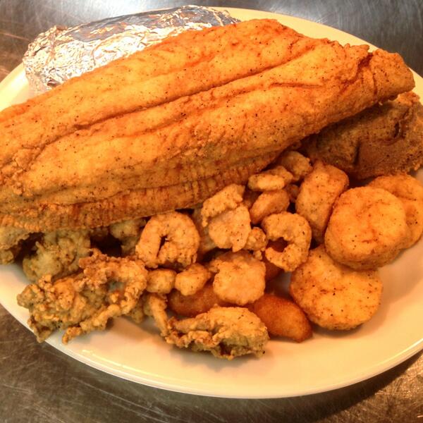 Salt and pepper captain's platter.